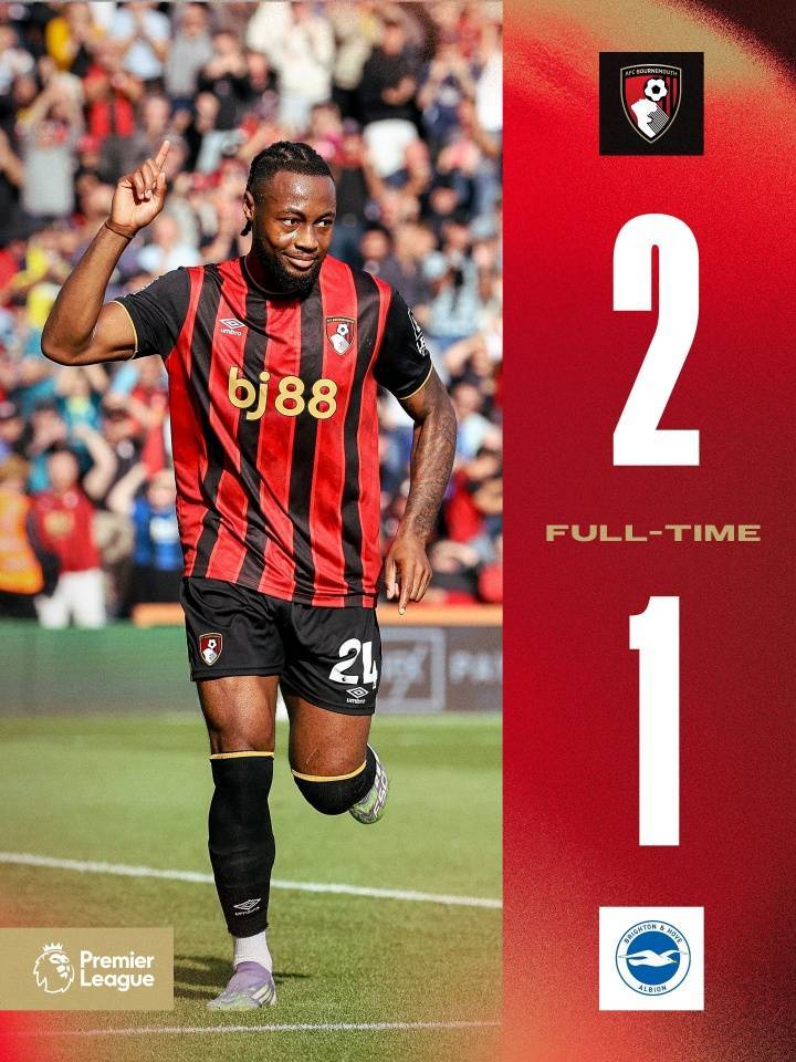 绝了!伯恩茅斯夏窗净赚1亿后防全拆 但英超3连胜升第4仅首轮憾负 绝了!伯恩茅斯夏窗净赚1亿后防全拆 但英超3连胜升第4仅首轮憾负